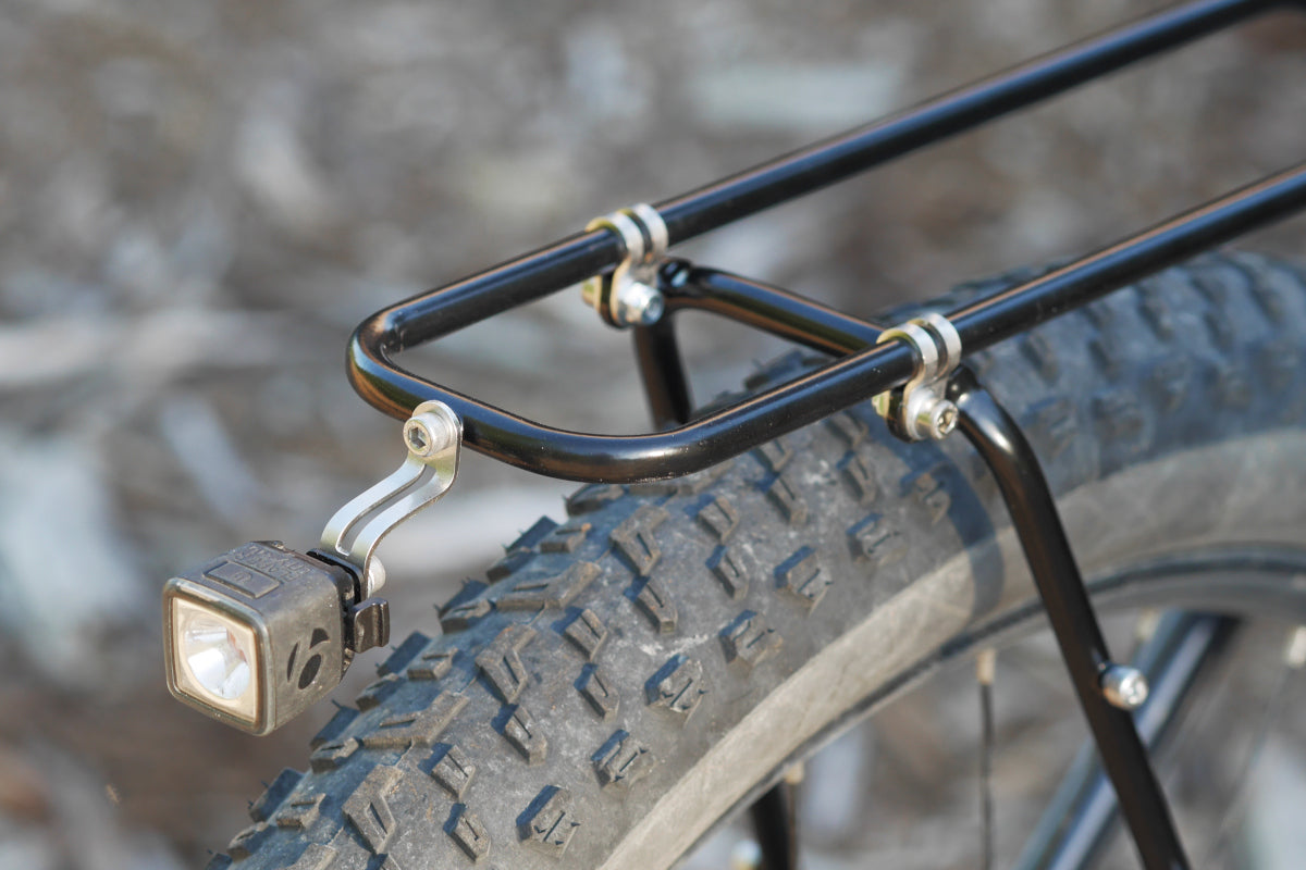 Mica Rack with tail light mounted at rear